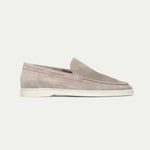 Classico | Mocassino Camoscio — Grigio Chiaro
