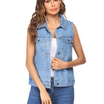 Zeagoo Women's Denim Vest Jean Vest