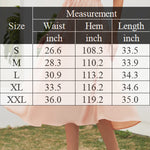 High Waisted Flowy Elastic Skirts , Lightweight Long Skirts - Zeagoo (Us Only)