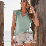 Shirts Short Sleeve Loose T Shirt Blouses - Zeagoo (Us Only)