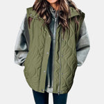 Women's Quilted Hooded Puffer Gilet