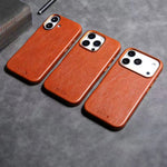 MagSafe Leather Phone Case for iPhone 13-17 | Premium Magnetic Protection Design