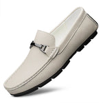 Men's Pebble-Grain Look Driving Loafers