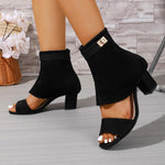 Celina Suede Heels