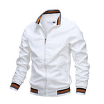 Varsity Striped Bomber