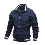 Varsity Striped Bomber