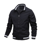 Varsity Striped Bomber