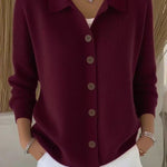 Fosca | Cardigan with Collar and Buttons