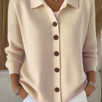 Fosca | Cardigan with Collar and Buttons