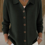 Fosca | Cardigan with Collar and Buttons