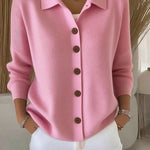 Fosca | Cardigan with Collar and Buttons