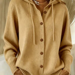 Bettina | Cardigan con Cappuccio e Bottoni