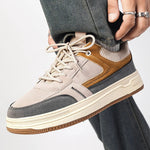 Men's Breathable Fabric Low-Top Sneakers | Vintage-Inspired Lightweight Comfort