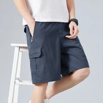 Men's Cotton Cargo Shorts | Lightweight Breathable Comfort | Versatile Summer Essential