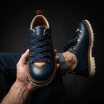 Men's Full-Grain Cowhide Derby Shoes | Bold All-Day Comfort Fit