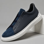 Men's Leather Suede Sneakers | Textured Everyday Fit