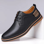 Men's Genuine Leather Business Shoes | Breathable Comfort for All-Day Wear
