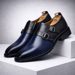 Men's Leather Monk Strap Dress Shoes | Refined Formal Fit