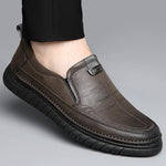 Men's Leather Loafers | Soft Sole Casual Summer Fit