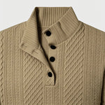 Men's Polyester Jacquard Henley Shirt | Soft Breathable Everyday Essential