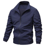 Men's Polyester Spandex Varsity Jacket | Lightweight Breathable Comfort