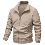 Men's Polyester Spandex Varsity Jacket | Lightweight Breathable Comfort