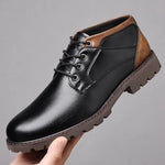 Men's Leather Ankle Boots | Structured Everyday Fit