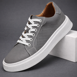 Men's Leather Lace-Up Sneakers | Refined Everyday Fit