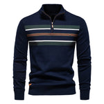 Men's Ribbed Cotton Knit Pullover Sweater | Refined Versatile Layering Essential
