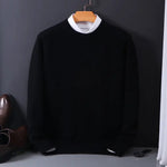 Men's Wool Blend Crew Pullover | Refined Cold Weather Essential
