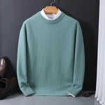 Men's Wool Blend Crew Pullover | Refined Cold Weather Essential
