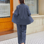 Linen Shirts Loose Long Pants Beach Outfits - Zeagoo (Us Only)