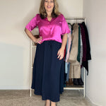 High Waisted Flowy Elastic Skirts , Lightweight Long Skirts - Zeagoo (Us Only)