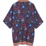 Floral Printed Batwing Cardigan - Zeagoo (Us Only)