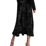 Satin Zipper Elegant Work Skirts - Zeagoo (US Only)