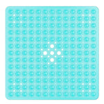 Square Quick Drain Bath Mat