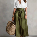 Camilla | Tie-Waist Midi Set