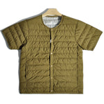 Japanese Retro Outdoor Short-sleeved Down Jacket