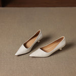 Michèle™ | Elegant Low Heel Court Shoes