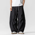 Japanese Retro Thin Loose Scimitar Pants