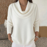 Iole | Draped Neck Sweater