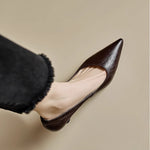 Michèle™ | Elegant Low Heel Court Shoes