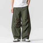 Japanese Retro Thin Loose Scimitar Pants