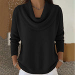 Iole | Draped Neck Sweater