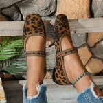 Women's Buckle Strap Mary Jane Flats