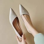 Michèle™ | Elegant Low Heel Court Shoes