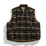 Japanese Reversible Loose Padded Warm Workwear Vest