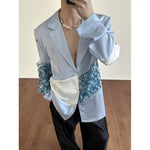 Silky Sequined Tassel Stage Party Shirt Jacket