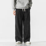 Retro Casual Corduroy Straight Leg Pants