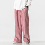 Retro Casual Corduroy Straight Leg Pants